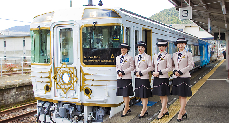 เที่ยวญี่ปุ่นด้วยรถไฟท่องเที่ยวขบวนใหม่ที่ Kochi และ Saga